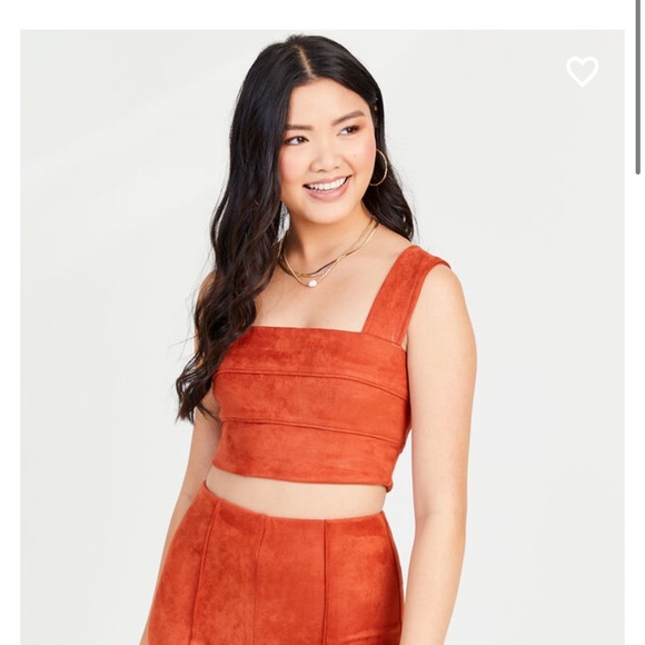 NWT Mia Faux Suede Top from Altar’d State - Picture 3 of 10